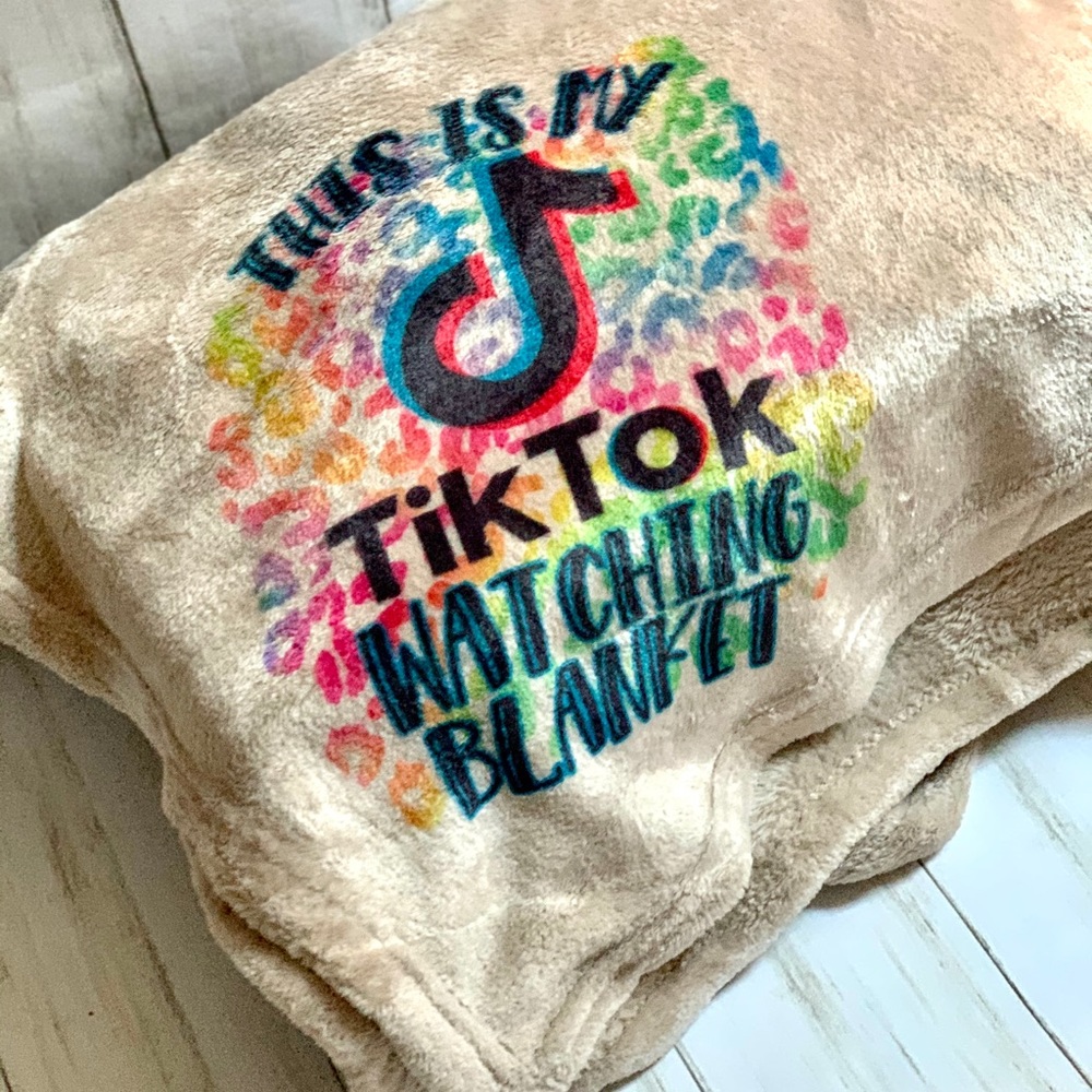 This is my Tik Tok watching blanket